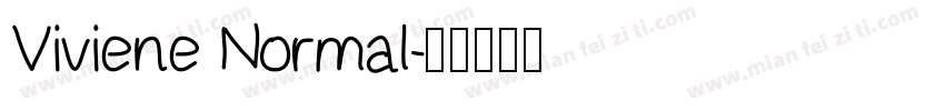 Viviene Normal字体转换